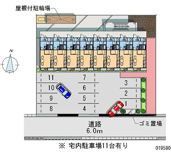 ★手数料０円★福山市山手町　月極駐車場（LP）